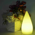 OEM shaped small water drop led table lamp colorful rechargeable led desk lamp home decoration